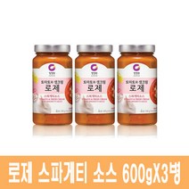 청정원 로제 스파게티소스 600gX3병, 1set, 600g