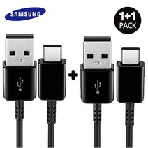 [1+1] 삼성 정품 USB C타입 고속 충전케이블 최대 25W지원 갤럭시 스마트폰 데이터 통신 케이블, 블랙