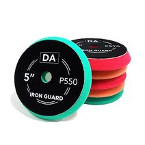아이언가드 5인치 6인치 듀얼 무선 차량용 광택패드, 6인치670 (마무리)