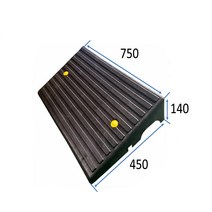 차량용경사로 차량진입판: 750-450-140 PE (칼블럭포함) 차량진입판제작 차량진입판설치 휠체어경사로 장애인경사로 압착고무판 고강도경사로 점포진입판 상가진입판, 차량진입판: 750-1720-250~300제작