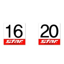 16번-20번 코트 스코어판 스타 번호판 족구 점수판