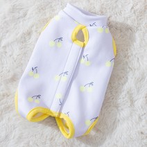 애완 동물 강아지 잠옷 배꼽 보호 가을과 겨울 의류 테디 베어 보메이 작은 강아지 고양이 수술 살균 의류, M (권장 체중 3-5kg), 보라색