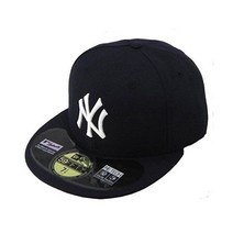 NEW ERA MLB 뉴욕 양키스 게임 AC 온 필드 59Fifty 피티드 캡 - 712