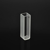 석영 흡수 셀 10mm 석영 큐벳 (액체 샘플 원형 셀) 3.5ml 분광 광도계 프릿 소결 기술 2/PK, 한개옵션0