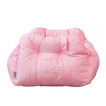 WonRay 멍뭉스 강아지 푹신 카시트 더블후크 조수석 애견카시트 강아지카시트, 핑크-3