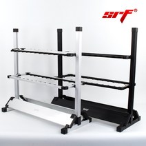 SRF 낚시대 거치대 로드 보관함 2종, 02.+SRF 낚시대거치대 FS-24(실버)