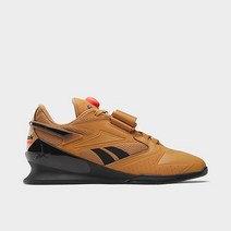 리복 Reebok 남자 레거시 리프터 3 헬스화 크로스핏 - 코트 브라운/코어 블랙/네온 체리 IE4483 208 빅사이즈 큰 치수 남성 운동화 신발 슬리퍼