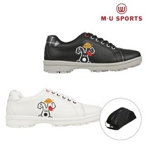 엠유스포츠 여성 체크배색 스파이크화 MU22C3AF101