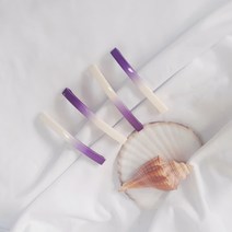 핸드메이드 은은한 그라데이션 퍼플 헤어올림핀 머리핀 비녀 소장각
