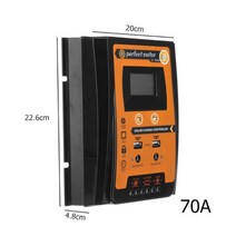 태양광 컨트롤러 MPPT 방식 30A 50A 70A 패널 usb 충전식 발전기, 12V24V70A