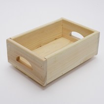 편백나무 원목 공간박스/사과상자/소형 1단
