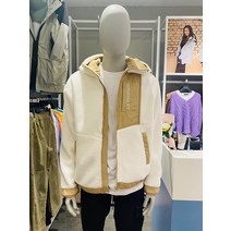 (롯데백화점)유니 양털 배색 후드 FLDJP471U클라이드앤 FLDJP471U 134852