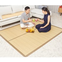 L&C 코메트 접이식 대나무자리 대자리 여름대자리 카페트, 대180x220