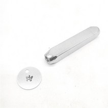 레이져각인기 각인기계 레이저마킹기 1PC 6MM 금속 스탬핑 도구 보석 디자인 우표 가죽 로고 DIY 만들기 펀, 09 YD09  1PC