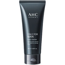 AHC 남성용 페이셜 클렌저 스킨 케어 제품 상쾌하고 오일 컨트롤 여드름 수화 폼, 01 Foam Cleanser