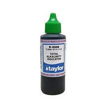 Taylor R0008 Swimming Pool Spa Test Kit Total Alkalinity Indicator 2 Oz Bottle, 1