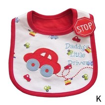 자수 턱받이 신생아 아기 스카프빕 수유 Bibs 두건 귀여운 수 놓은 민소매 천 Burp Bib Girl For Baby Things 소년 타액 만화