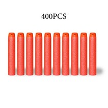 서바이벌 페인트볼 72CM 리필 다트 총알 구멍 있음 소프트 너프용 장난감, Orange 400PCS