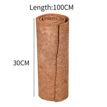 미끄럼방지 논슬립 식생 야자매트 3 size 천연 코코넛 야자 섬유 라이너 대량 롤 매트 카펫 꽃 바구니 화분 벽 바구니 애완 동물 파충류 카펫, 30x100cm