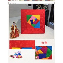 한인 한옥 식당 방석 전통 민속 보료 한실 한정식 다다미, 맞춤제작, 빨간색