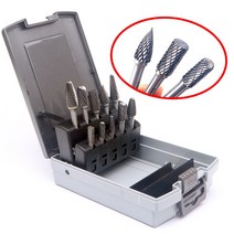 초경 로타리바 세트 6mm 10PCS 금형 그라인더 ID휠 돌 기리 드릴 추지석 로터리바 SA-1 SA-3 SC-1 SC-2 SC-3 SF-1 SF-3 SF-5 SG-3 SL-3