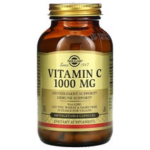 (비타민)솔가 비타민 C 1 000mg 100개 베지캡슐, 1000mg, 100 카운트