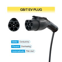 모바일 3.6KW GBT EV 충전기 월박스 조정 및 타이머 중국 표준 하이브리드 자동차 케이블 5M, 02 7.2KW