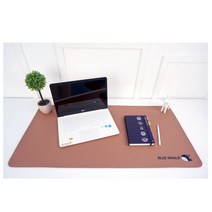 블루웨일 가죽 데스크매트 특대형 90 x 45cm, Indi Pink