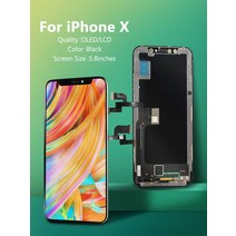휴대폰 OLED Lcd 아이폰 X 11 프로 디스플레이 공장 도매 가격 iPhone Pro Max 화면 교체, 한개옵션1, 27 For iPhone 7 Black