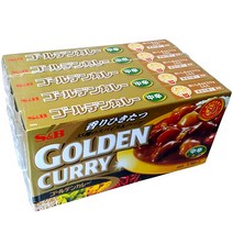 에스비 골든카레 중간매운맛 990g[198g(10인분)x5개]