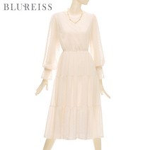 [블루레이스] 도트티어드플레어원피스_BKS1OP3330