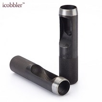 공구 1-25mm 라운드 스틸 가죽 공예 중공 구멍 펀치 도구 커터 벨트 스트랩 허리 시계 밴드 플라스틱 나무 DIY 펀처, [01] 1mm