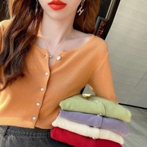 봄코디 캐시미어 남자니트조끼 부드러운 브이넥 블라우스 여 봄옷 슬림하고 날씬해 보이는 아