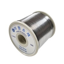 더원소재 0.8mm~2.0mm 솔더와이어 유연실납 1kg, RS60-0.8mm