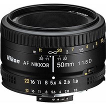 니콘 디지털 SLR 카메라용 니콘 2137 50mm f1.8d 자동 초점 니코르 렌즈(리뉴얼)