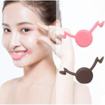 OVERFLOW 입꼬리 교정기 스마일 페이스 입꼬리 올리기 웃는얼굴 만들기 브이라인 윤곽주사효과 페이스 리프팅 슈링크 관리, 핑크