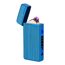 플라즈마 충전식 라이터 전기 휴대용 남자를위한 방풍 화염 선물을위한 usb 듀얼 아크, 02