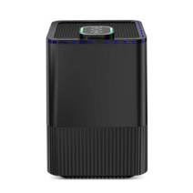 부유먼지청소기 고양이털 개털필터 반려견 동물청정기 hepa smart active carbon ionizer air 청정기 a8 for home with air quality, 검은 공기 청정기, 4kg, 유럽 ​​연합