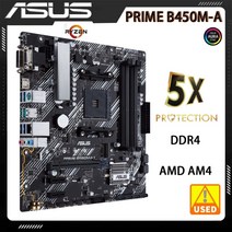 마더보드 ASUS 소켓 am4 프라임 b450m-a 마더보드 ddr4 for ryzen 5 3600 cpu 128gb amd b450 pci-e 3.0 1xm.2 1×sata, 없음