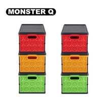 몬스터Q [1+1 세트] 폴딩박스 (6개), 2세트, 없음
