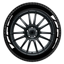 PIRELLI PZERO 3D 자동차 휠 스티커 튜닝 범용 고무 결합 레터링 도요타 혼다 BMW 벤츠 아우디, 02 Blade B(for 1 tire)