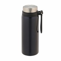 YJ 튼튼한 이중진공 대용량 스텐 텀블러 보온 보냉 1리터 물병, 800ml, 블랙