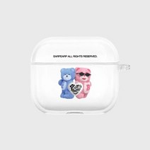 기타 바보사랑[어프어프][어프어프X벨리곰]HIPHOP BB GOM(에어팟3-클리어하드), 에어팟3-클리어하드