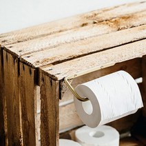 포그린넨워크 황동 브라스 휴지걸이, 없음