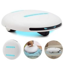 미니 UV 자동 살균 및 침대 진드기 제거 로봇 박테리아 바이러스, WHITE