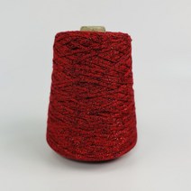 갤럭시 면튜브사 - 반짝이튜브사 가방뜨기 동일방직 면사, 01.빨강