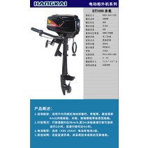 보트엔진 선외기 2행성 전기 수냉식 해양 추진기 고무 배 12V, 4 48V4.0 마력 (전기)