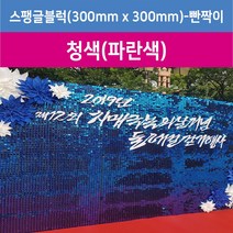 행사용품 - 스팽글 반짝이 판넬-300mmx300mm 인테리어장식, 1개, 파랑