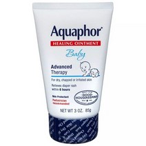 Eucerin Aquaphor Baby Healing Ointment - 3 Oz Tube Eucerin Aquaphor 베이비 힐링 연고-85g 튜브, 1