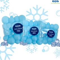 코멕스 아이스탱크 버블팩/아이스팩 쿨팩 아이스박스, 240ml(237593)